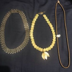 3 necklaces